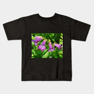 Purple Penstemons Kids T-Shirt